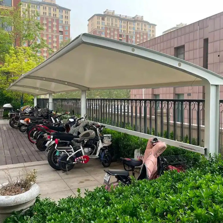 夏津县膜结构电动车棚